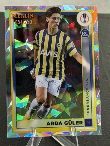 Arda Guler 2023 Topps Merlin Chrome UEFA Atomic Refractor /250