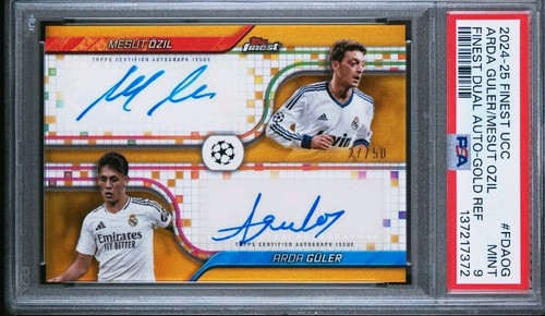 Arda Guler / Mesut Özil 2024 Topps Finest Gold /50