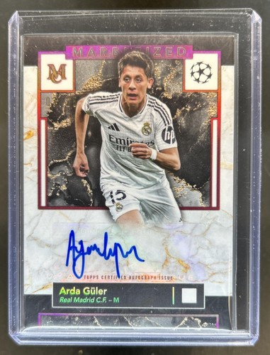 Arda Guler 2024 Topps Museum Collection Ruby /25