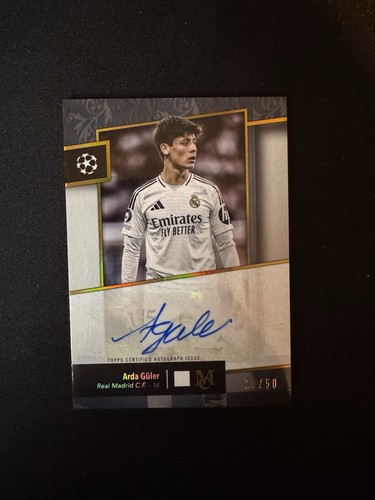 Arda Guler 2024 Topps Museum Gold /50