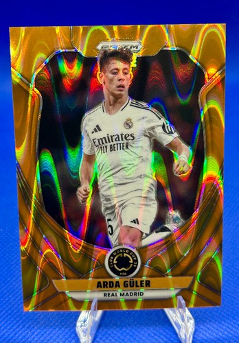 Arda Guler 2025 Panini Prizm FIFA Club World Cup Orange Seismic /199