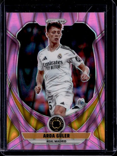 Arda Guler 2025 Panini Prizm Pink Seismic /299