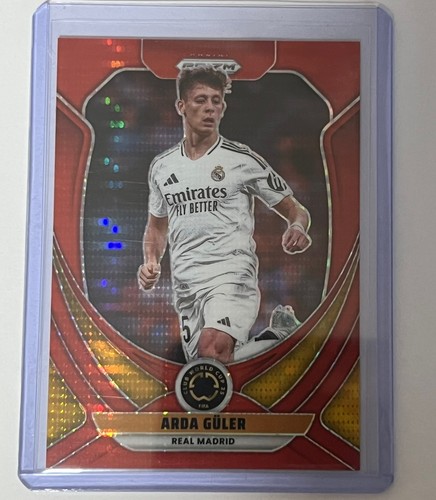 Arda Guler 2025 Panini Prizm Red Pulsar /299