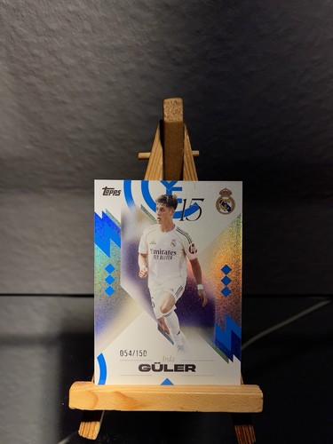 Arda Guler 2025 Topps Real Madrid Azul /150