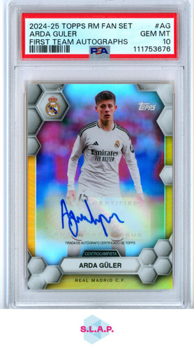 Arda Guler 2024 Topps Real Madrid Oficial Fan Set