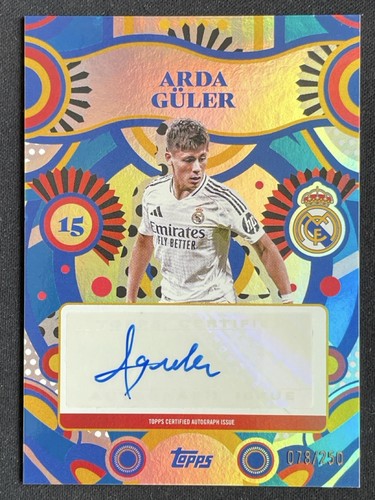 Arda Guler 2024 Topps Real Madrid Team Set /250