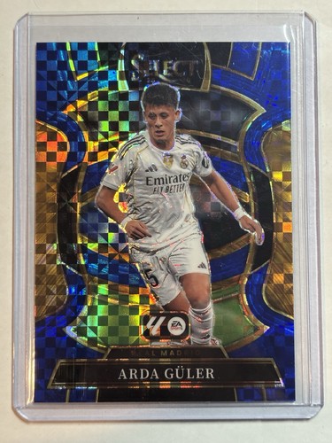 Arda Guler 2025 Panini Select Blue Checkboard 8
