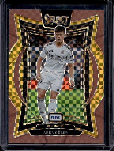 Arda Guler 2024 Panini Select Bronze Checker /75