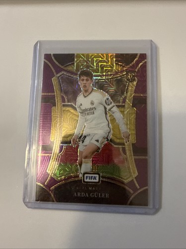Arda Guler 2023 Panini Select FIFA Purple Mojo Prizm