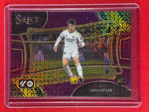 Arda Guler 2023 Panini Select La Liga Viola Mojo Prizm