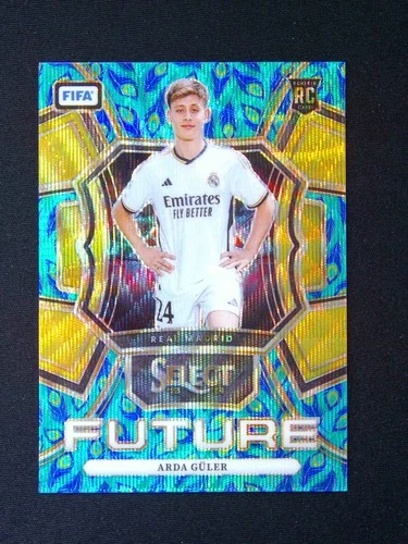 Arda Guler 2024 Panini Select Peacock Prizm
