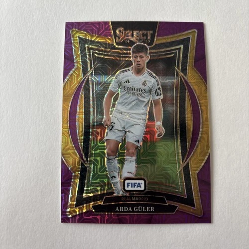 Arda Guler 2024 Panini Select Purple Mojo Prizm