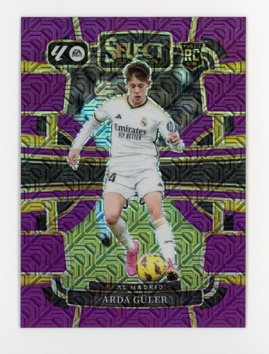 Arda Guler 2024 Panini Select Purple Mojo Prizm