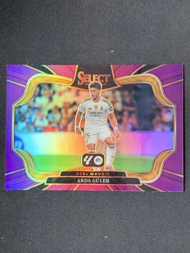 Arda Guler 2026 Panini Select Purple Prizm /125