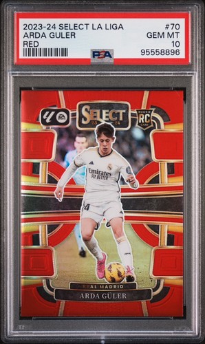 Arda Guler 2023 Panini Select Red Prizm