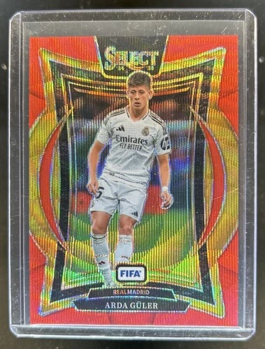 Arda Guler 2024 Panini Select Red Wave /59