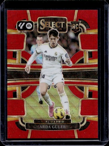 Arda Guler 2023 Panini Select Red Wave Prizm /65