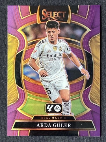Arda Guler 2025 Panini Seleziona La Liga Viola Prizm /125