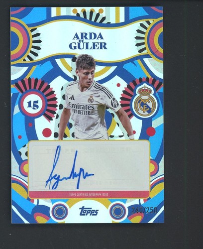 Arda Guler 2024 Topps Team Set Blue /250