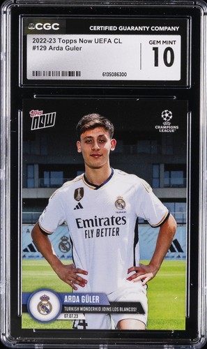 Arda Guler 2022 Topps Now UEFA Champions League #129