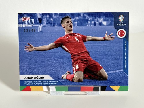 Arda Guler 2024 Topps Now UEFA Euro 2024 Blue /49
