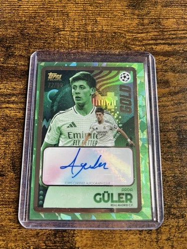 Arda Guler 2024 Topps UCC Gold Green /99