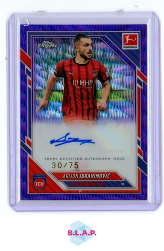 Arijon Ibrahimović 2025 Topps Chrome Purple Wave /75