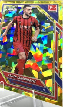 Arijon Ibrahimovic 2022 Topps Bundesliga Chrome Sapphire /75