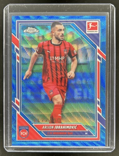 Arijon Ibrahimovic 2026 Topps Chrome Blue Wave Refractor /150