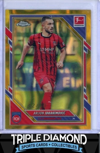 Arijon Ibrahimovic 2026 Topps Chrome Bundesliga Gold Lava /50