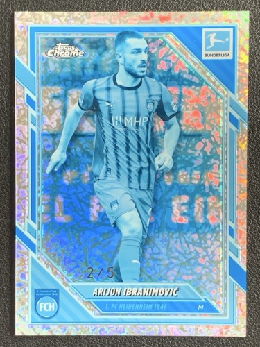 Arijon Ibrahimovic 2026 Topps Chrome Frozen Refractor /5