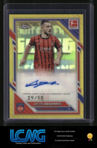 Arijon Ibrahimovic 2025 Topps Chrome Gold /50