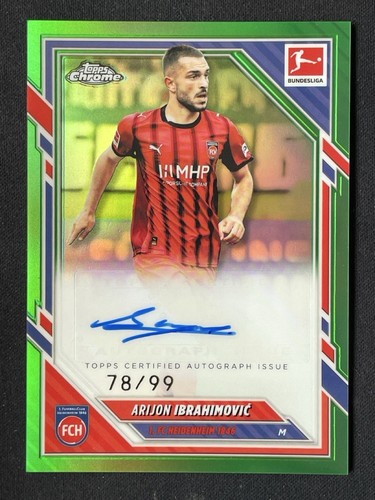 Arijon Ibrahimovic 2025 Topps Chrome Green /99