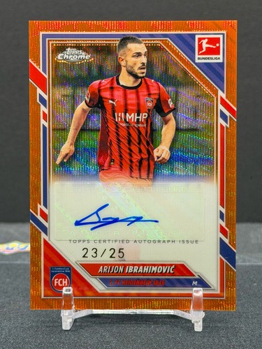 Arijon Ibrahimovic 2025 Topps Chrome Orange Wave /25