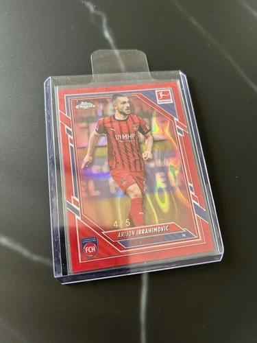 Arijon Ibrahimovic 2025 Topps Chrome Red Color Match /5