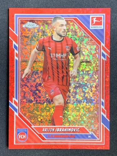 Arijon Ibrahimovic 2026 Topps Chrome Red Mini-Diamond /5