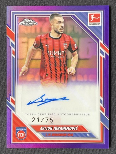 Arijon Ibrahimovic 2026 Topps Chrome Viola /75