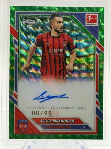 Arijon Ibrahimovic 2025 Topps Cromo Bundesliga Onda Verde /99