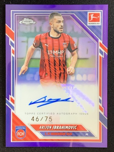Arijon Ibrahimovic 2026 Topps Cromo Bundesliga Púrpura /75