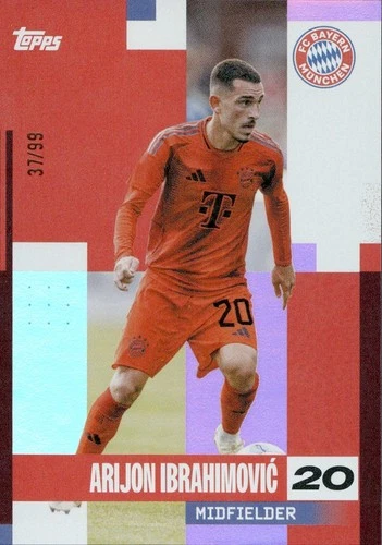 Arijon Ibrahimovic 2025 Topps FC Bayern Munich Team Set /99
