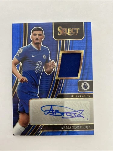 Armando Broja 2022 Panini Select Blue Prizm