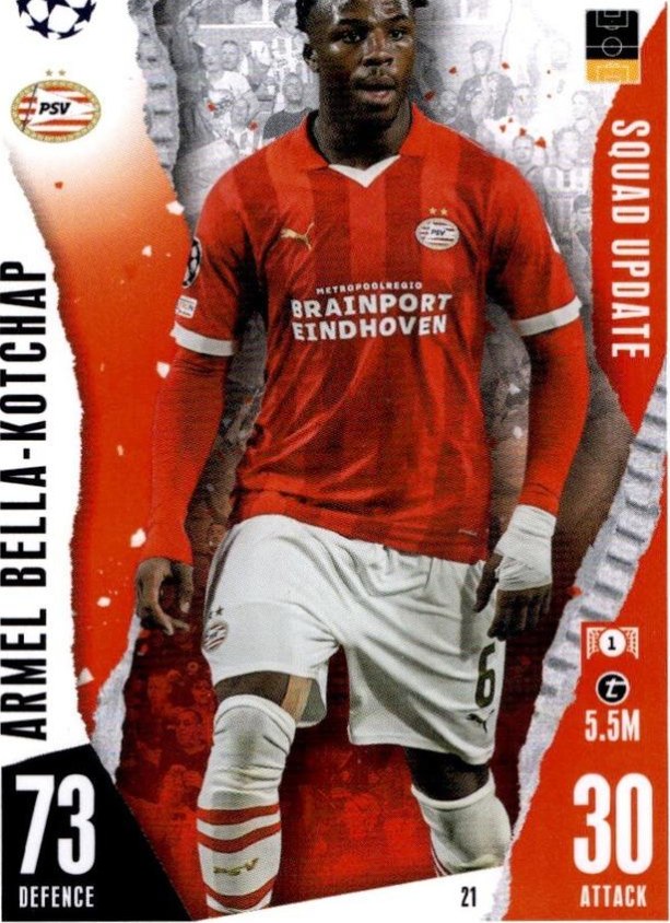 Armel Bella Kotchap 2023 Topps Match Attax UEFA Club Competitions Extra