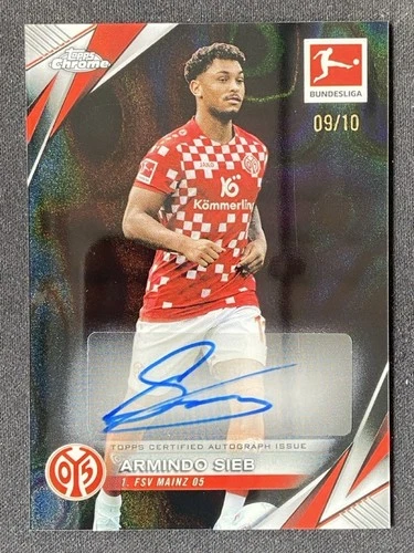 Armindo Sieb 2024 Topps Cromo Bundesliga Negro Lava /10