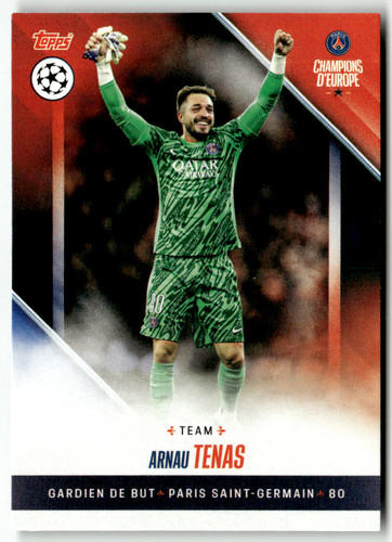 Arnau Tenas 2025 Topps Champions D'Europe
