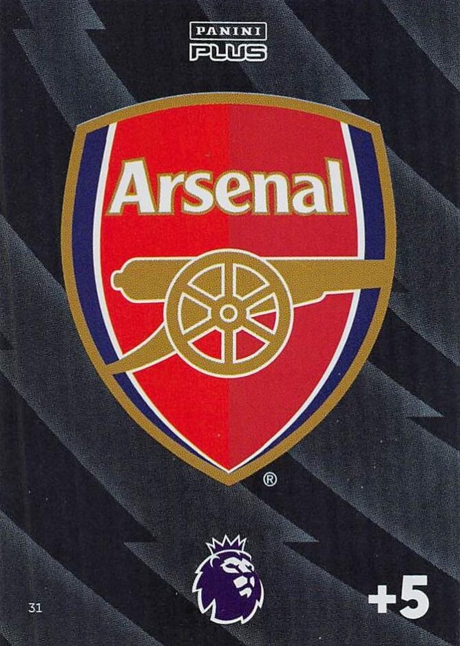 Arsenal FC 2024 Panini Adrenalyn XL Premier League Plus
