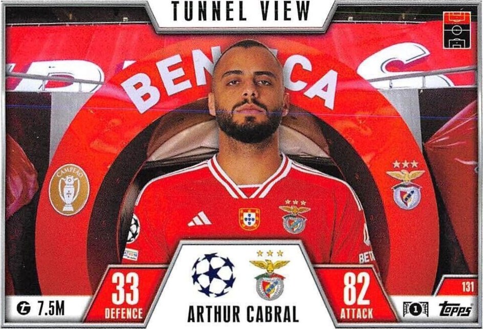 Arthur Cabral 2023 Topps Match Attax UEFA Club Competitions Extra