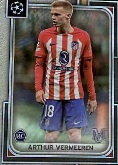 Arthur Vermeeren 2023 Topps Museum Amethyst /99