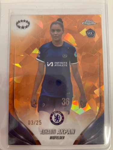 Ashanti Akpan 2024 Topps Chrome Sapphire
