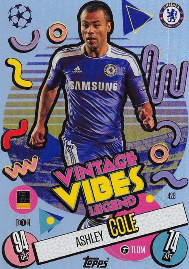 Ashley Cole 2024 Topps Match Attax UEFA Club Competitions