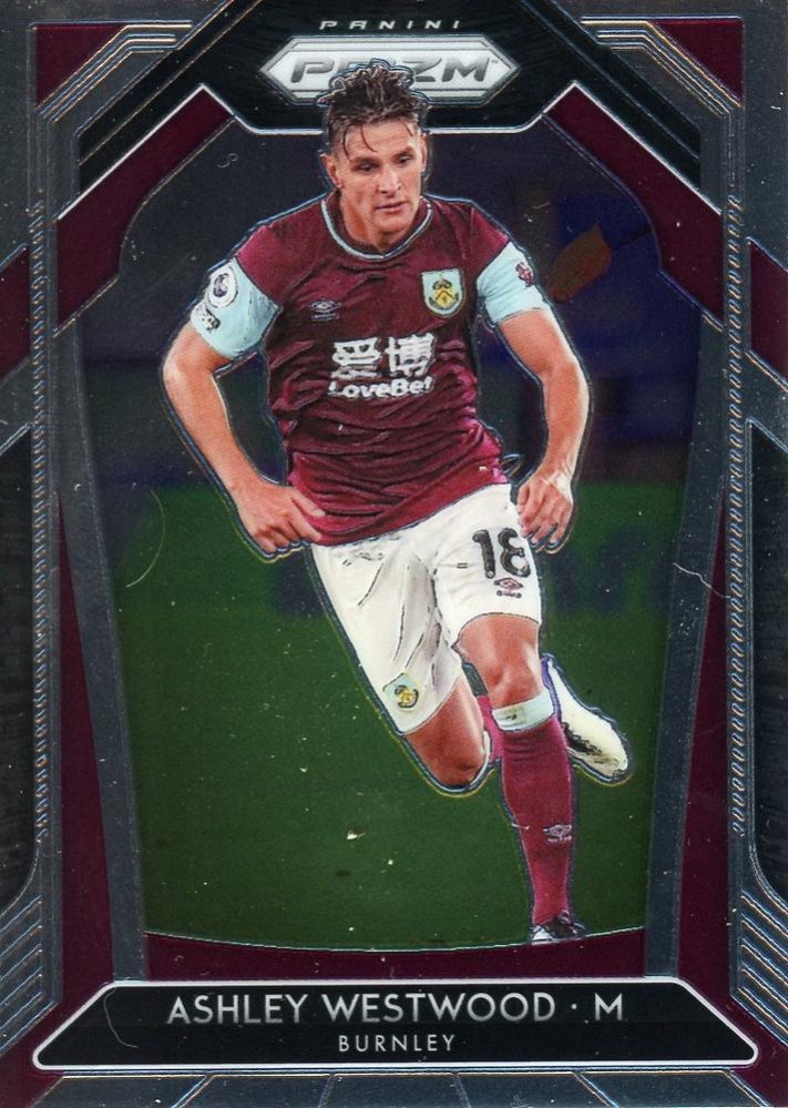 Ashley Westwood 2020 Panini Prizm Premier League 52